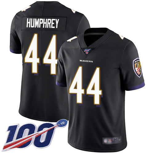 Baltimore Ravens Limited Black Men Marlon Humphrey Alternate Jersey NFL Football #44 100th Season Vapor Untouchable->women nfl jersey->Women Jersey